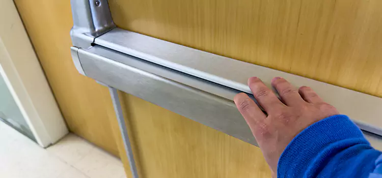 Installing a Push Bar on a Door Gainesville